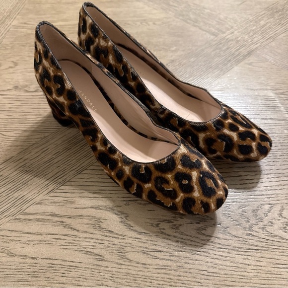 Loeffler Randall Shoes - Loeffler Randall Jane Leopard Calf Hair Mid Heel Pump 9B